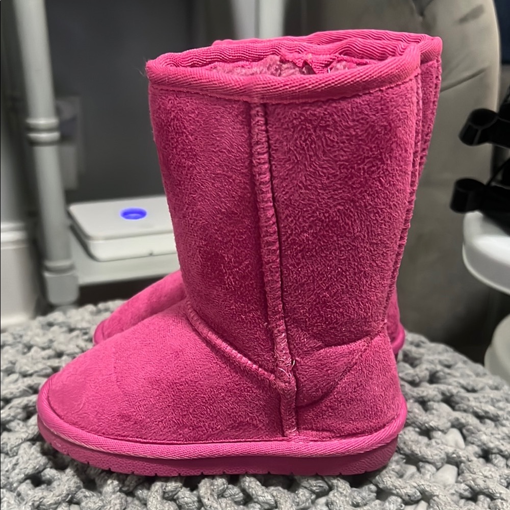 Link Kids Girls Pink Boots